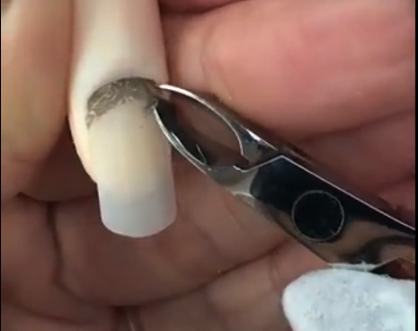 キューティクルクリーンの様子