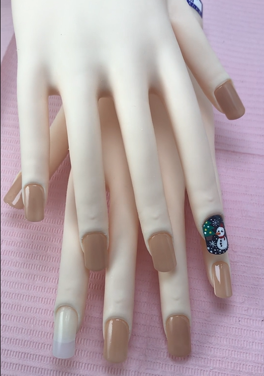 ネイリスト検定2級の実技試験の仕上がり