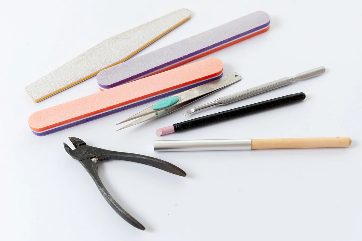 ジェルネイル検定に必要な道具の画像