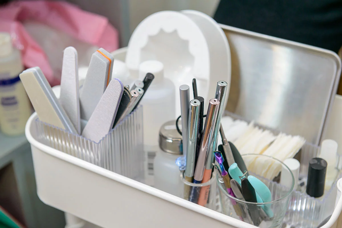 ジェルネイル検定上級で使う道具の画像