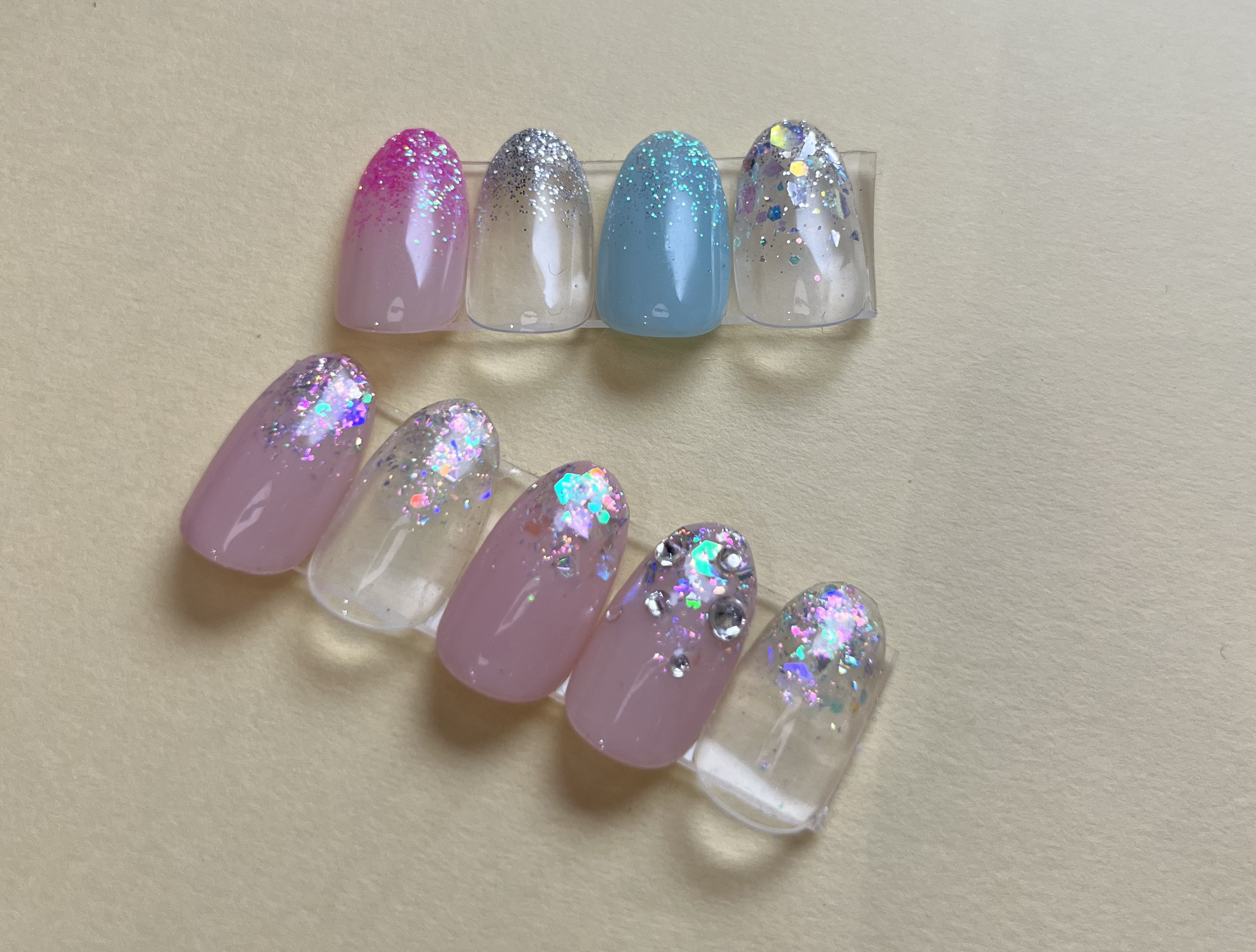 ラメグラデーションネイル