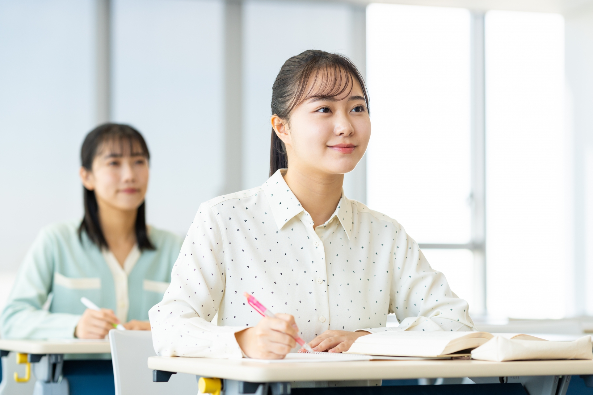 講義を受ける生徒